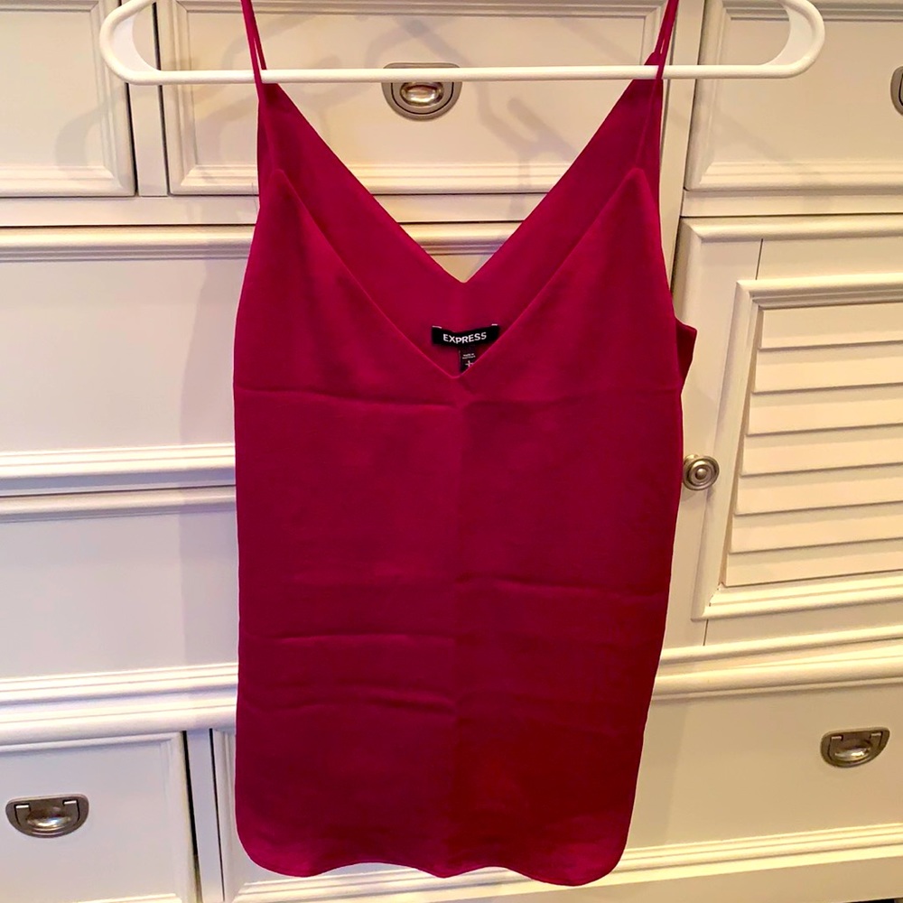 Double v-neck tank top